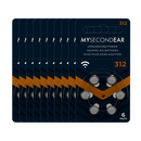 MySecondEar Hörgerätebatterien 60 Stück MySecondEar Hörgerätebatterien 312