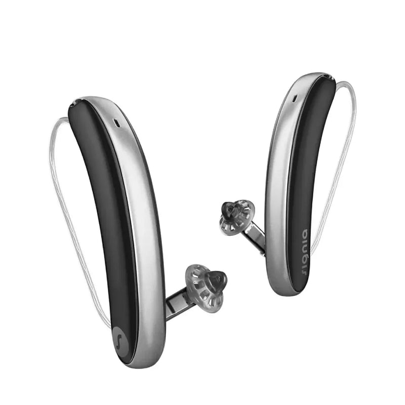 Signia Hörgerät 3 / Akku / Schwarz / Silber Signia Styletto IX